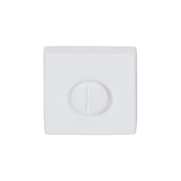 Hafele Kare Wc Kapı Kolu Rozeti 50mm, Beyaz Renk