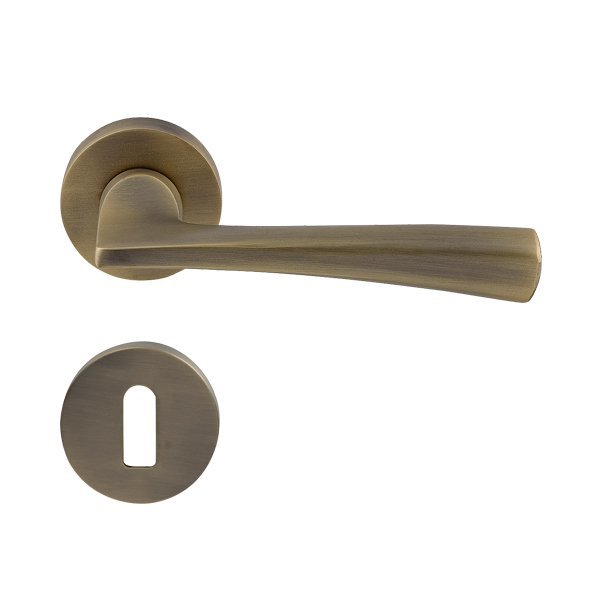 Hafele Milano Oda Kapı Kolu Seti, Antik Bronz Renk