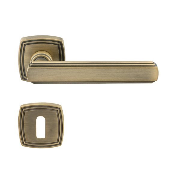 Hafele Martin Oda Kapı Kolu Seti, Antik Bronz Renk