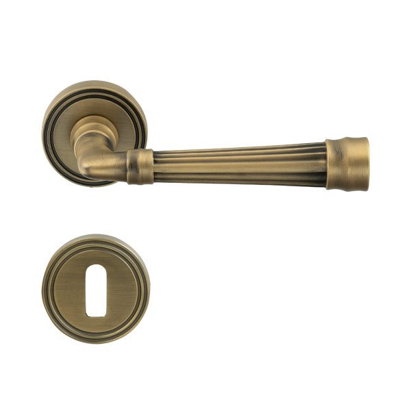 Hafele Gain Oda Kapı Kolu Seti, Antik Bronz Renk