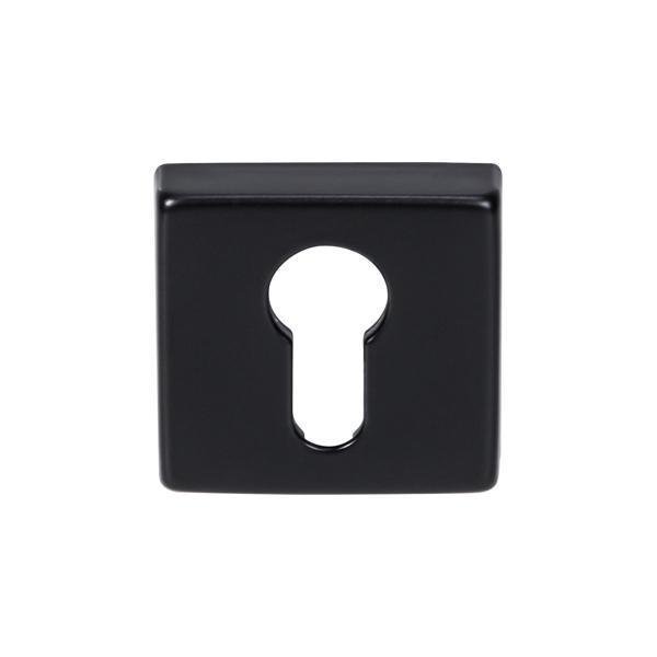 Hafele Kare Barelli Kapı Kolu Rozeti 50mm, Mat Siyah Renk