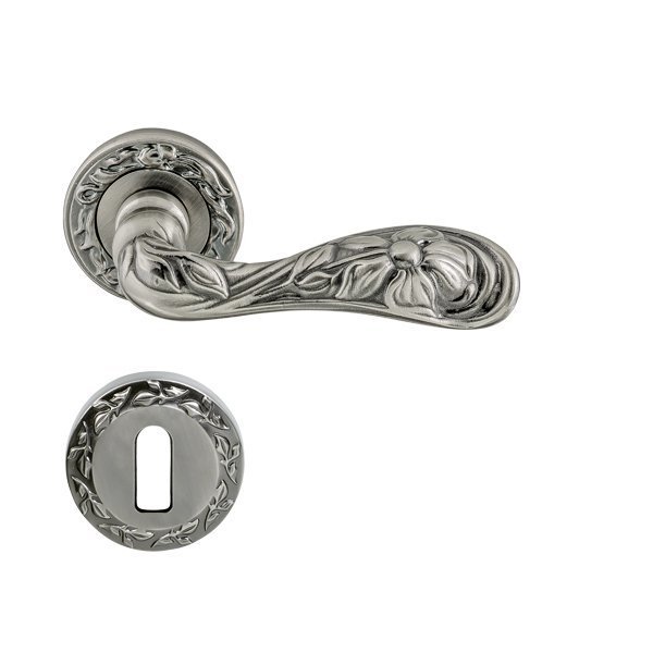 Hafele Florus Oda Kapı Kolu Seti, Antik Gümüş Renk