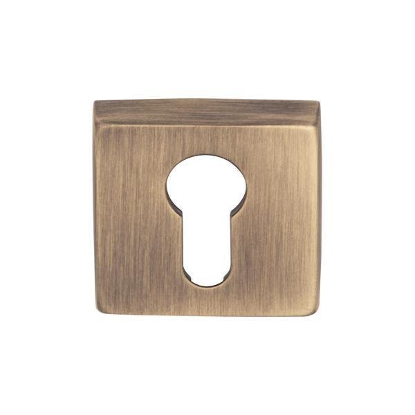 Hafele Kare Barelli Kapı Kolu Rozeti 50mm, Antik Bronz Renk