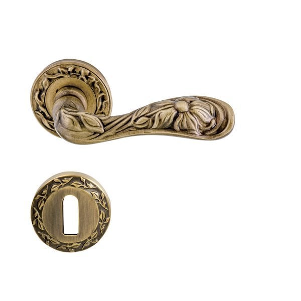 Hafele Florus Oda Kapı Kolu Seti, Antik Bronz Renk