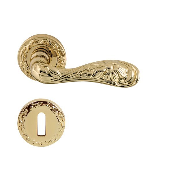 Hafele Florus Oda Kapı Kolu Seti, Parlak Pirinç Renk