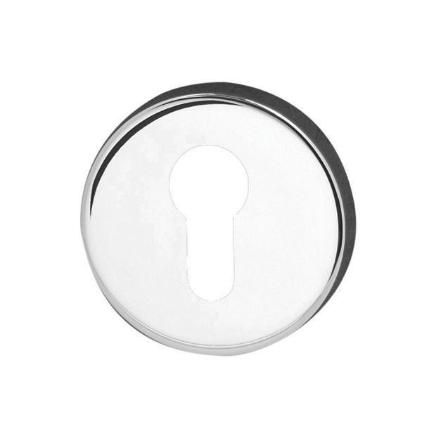 Hafele Yuvarlak Barelli Kapı Kolu Rozeti 52mm, Parlak Krom Renk