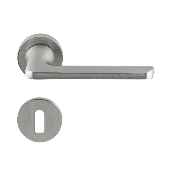 Hafele Eloy Oda Kapı Kolu Seti, Mat Paslanmaz Çelik Renk