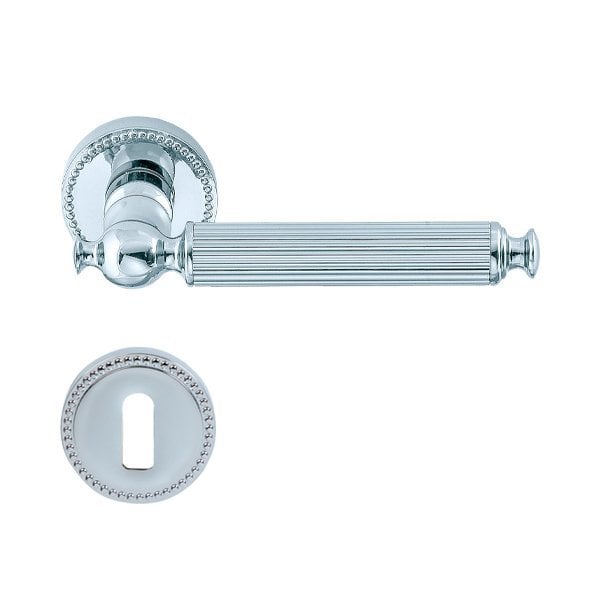 Hafele Calısto Oda Kapı Kolu Seti, Parlak Krom Renk