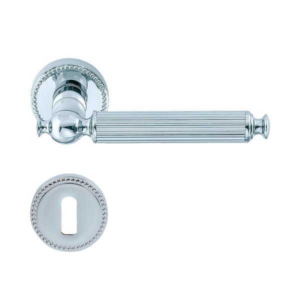 Hafele Calısto Oda Kapı Kolu Seti, Parlak Krom Renk