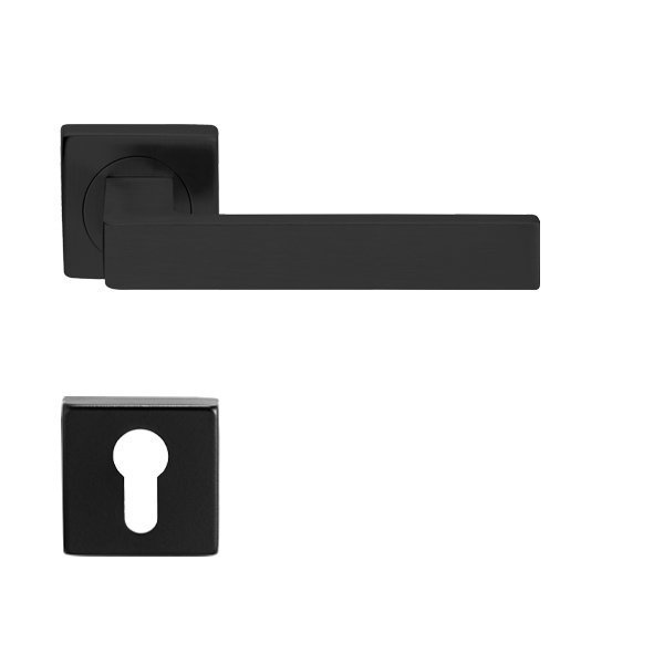 Hafele Profit Barelli Kapı Kolu Seti, Mat Siyah Renk