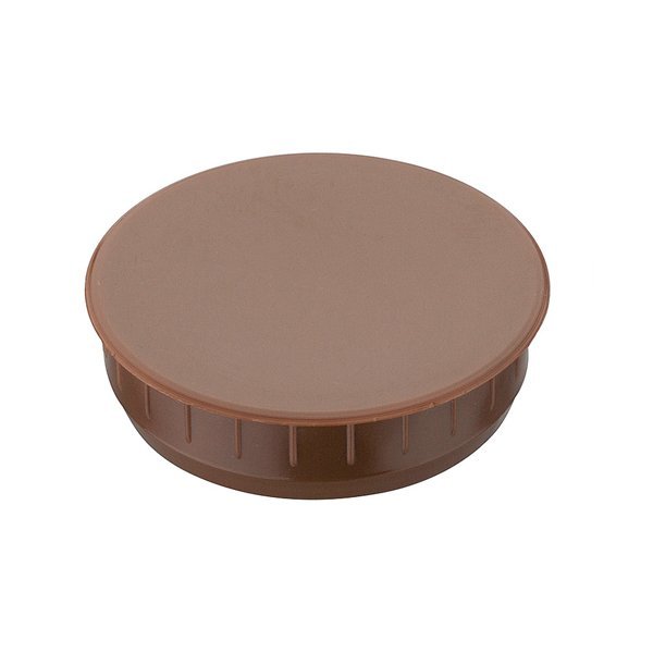 Hafele Kapak(tas delik için) plastik kahverengi