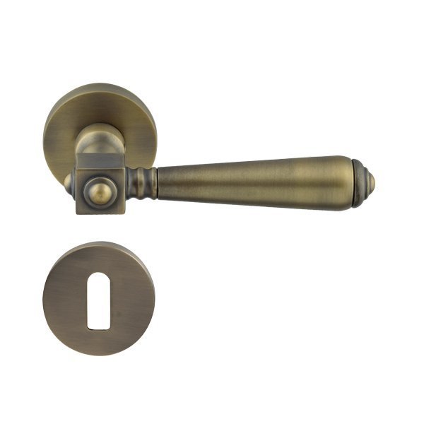 Hafele Bien Oda Kapı Kolu Seti, Antik Bronz Renk