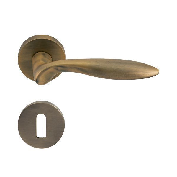 Hafele Balena Oda Kapı Kolu Seti, Antik Bronz Renk