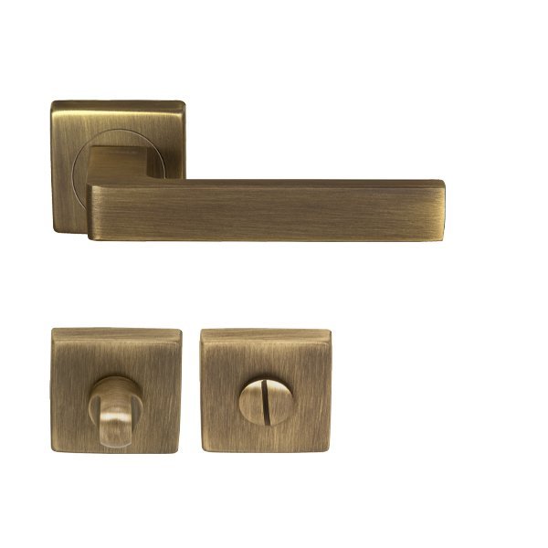 Hafele Profit Wc Kapı Kolu Seti, Antik Bronz Renk