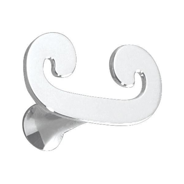 Hafele Violin İkili Banyo Askılığı, Parlak Krom Renk