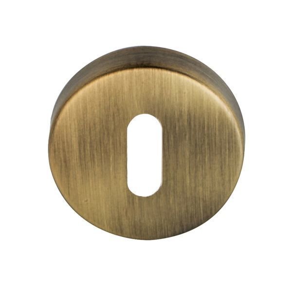 Hafele Yuvarlak Oda Kapı Kolu Rozeti 52mm, Antik Bronz Renk