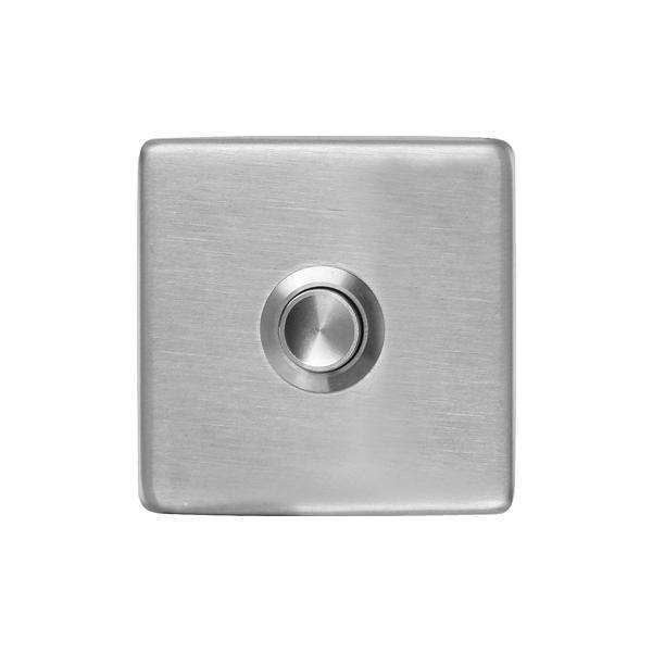 Hafele Kapı zili kare p.çelik mat 52mm