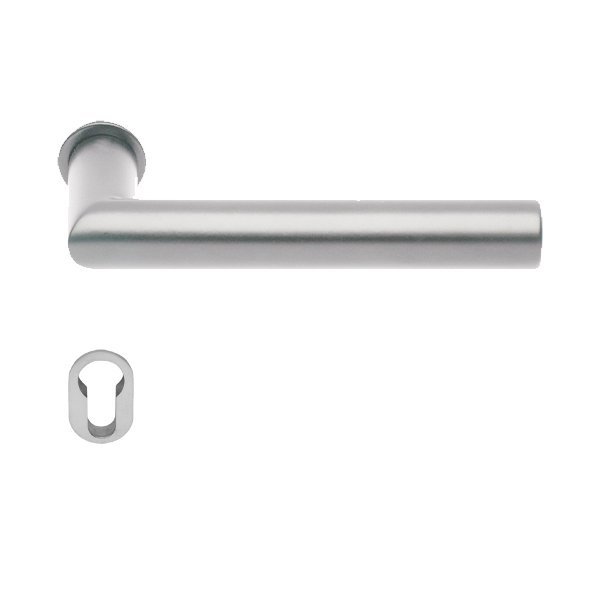 Hafele Mini Werner Barelli Kapı Kolu Seti, Mat Paslanmaz Çelik Renk