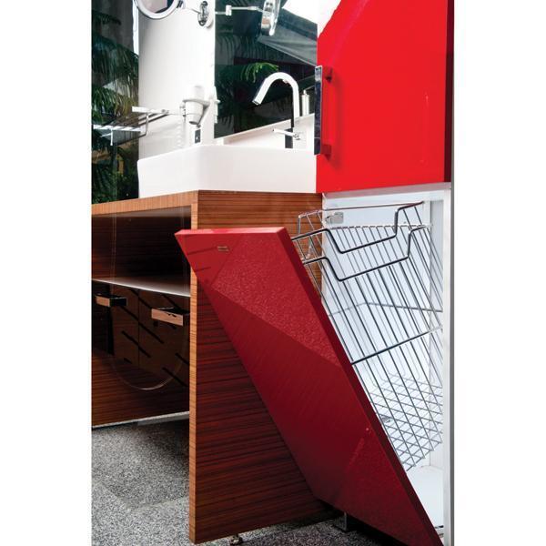 Hafele Çamaşır Sepeti 330x290x500mm Parlak Krom Renk