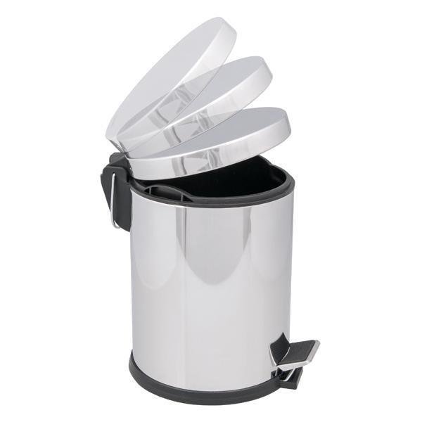 Hafele Baw01 Pedallı Çöp Kovası, Parlak Krom Renk