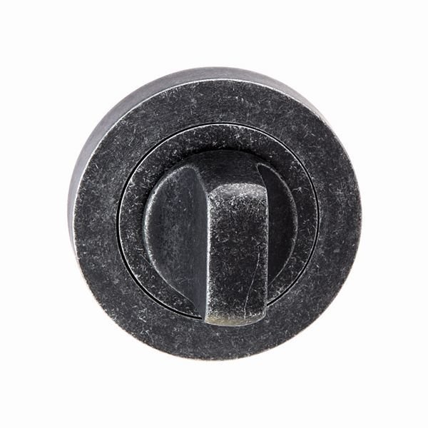 Hafele Yuvarlak Wc Kapı Kolu Rozeti, Antik Gümüş Renk