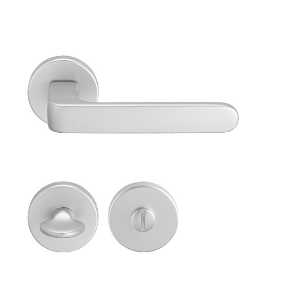 Hafele Mental Wc Kapı Kolu Seti, Mat Krom Renk