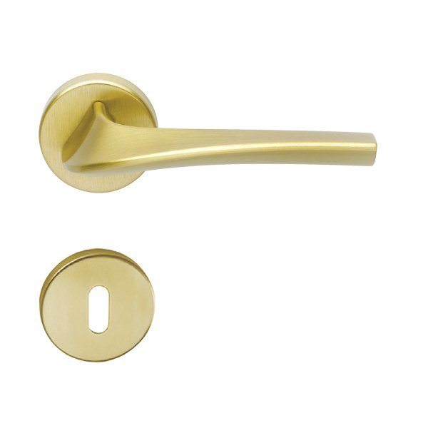 Hafele Master Oda Kapı Kolu Seti, Mat Pirinç Renk