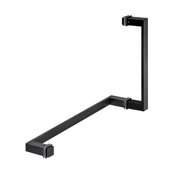 Hafele Kare Çekme Kolu 200x450mm Grafit Siyah Renk