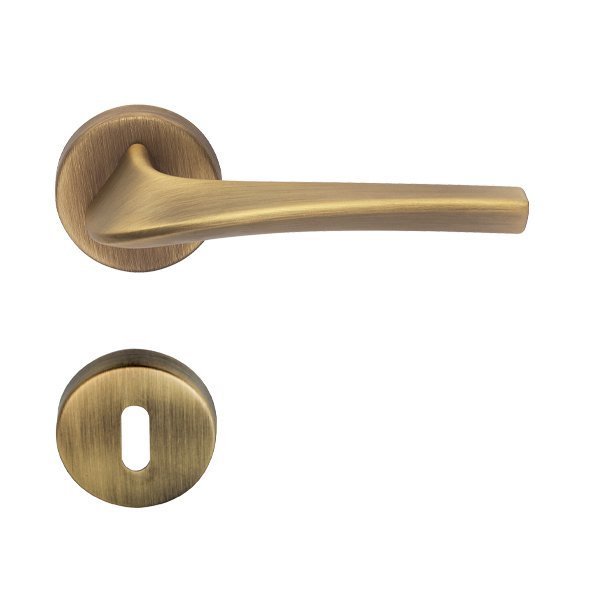 Hafele Master Oda Kapı Kolu Seti, Antik Bronz Renk