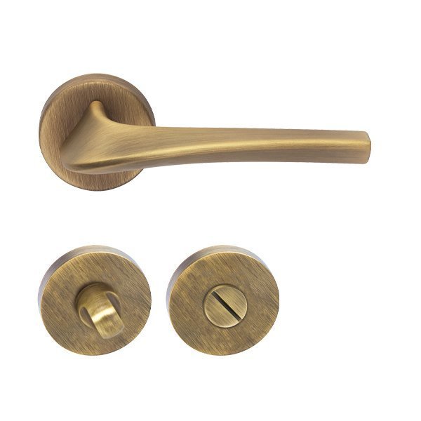 Hafele Master Wc Kapı Kolu Seti, Antik Bronz Renk