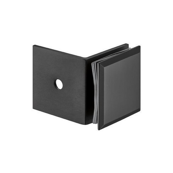 Hafele Cam Tutucu Duvar-Cam 90 Derece Grafit Siyah Renk