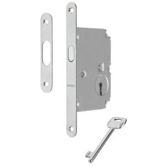 Hafele Kayar kapı kilit CB oda krom mat