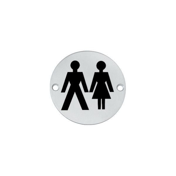 Hafele Sembol Bay/Bayan p.çelik mat 75mm