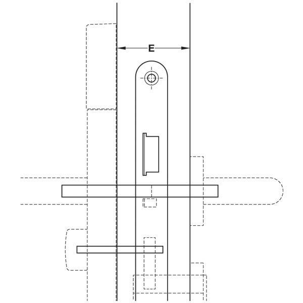 Hafele DT7 Vida seti N4, 85-95, p.çelik mat