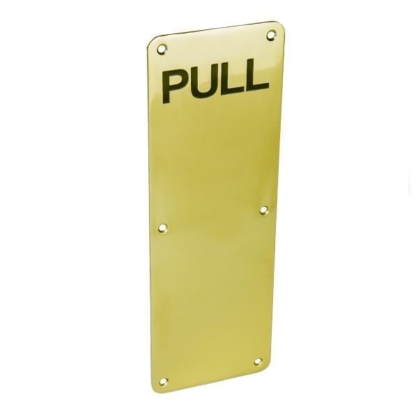 Hafele Çekme plakası pirinç parlak 100x300mm