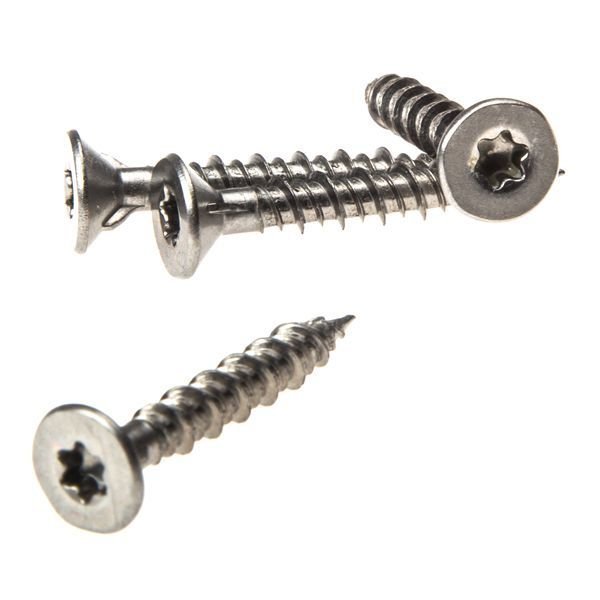 Hafele Hospa Jet Testere Dişli Sunta Vidası 4,5x30mm (1000 Adet), Krom Mat