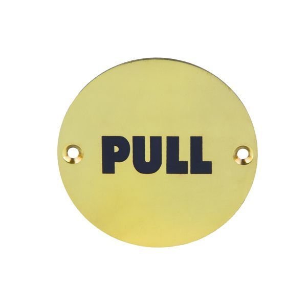 Hafele Sembol Pull yuv. pirinç parlak 75mm