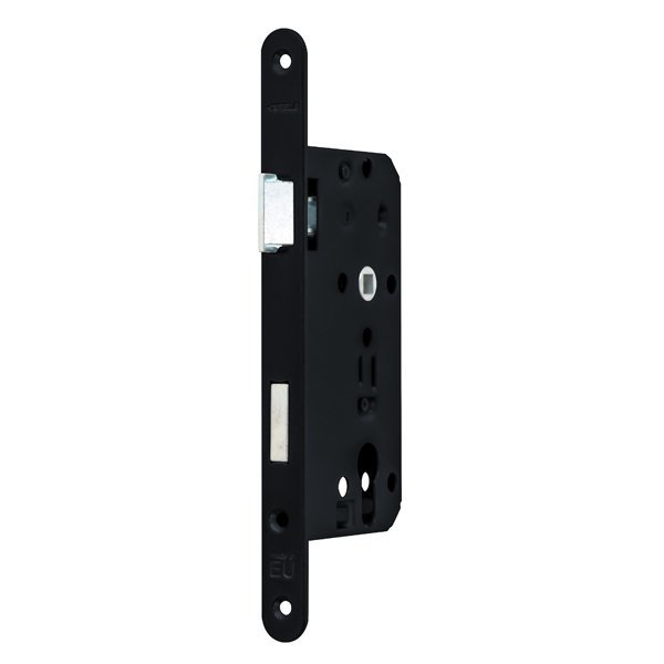 Hafele Gömme kilit,PC,siyah,55/20mm,sağ