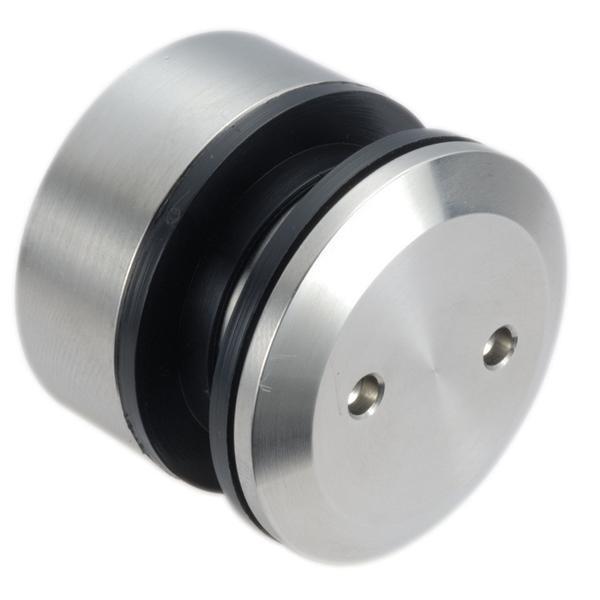 Hafele Noktasal cam tutucu (düz) p.çelik mat