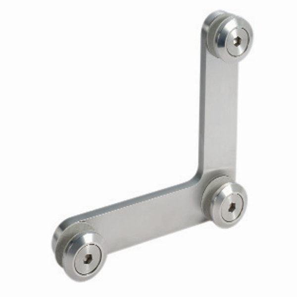 Hafele Üst-yan panel cam birl. par. p.çelik mat