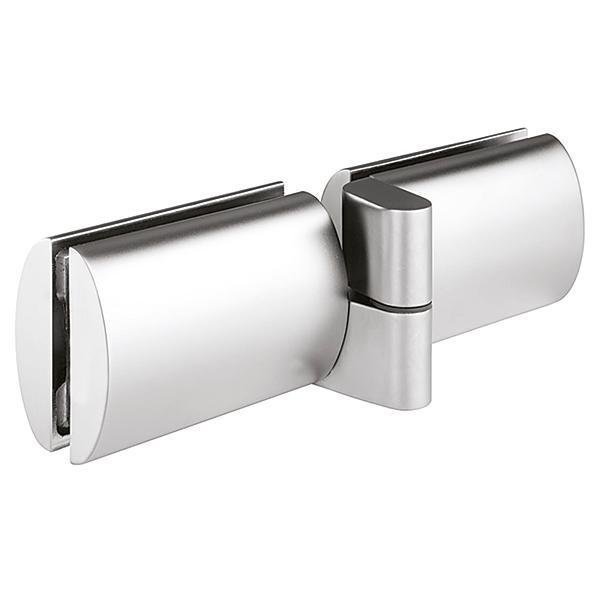 Hafele GLISS Cam kapı menteşe cam-cam krom mat