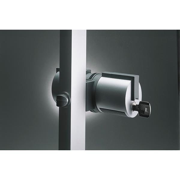 Hafele Alü. çerçe. cam kapı adaptör plastik gri