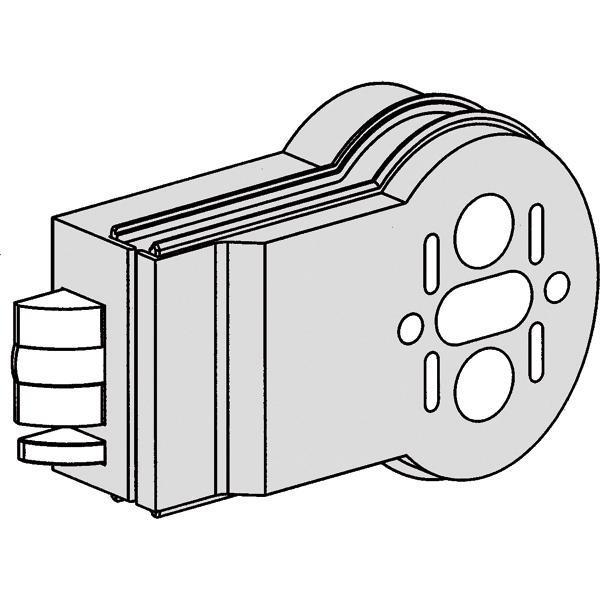 Hafele FORMA Cam kapı adaptörü p.çelik renkli
