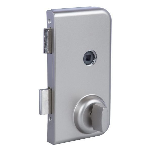 Hafele Cam kapı kilit (WC) p.çelik mat 56/96mm