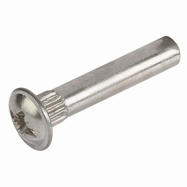 Hafele Dişli Kovan M4 5x27mm (100 Adet), Nikel Kaplama